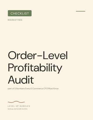 Order-Level Profitability Audit
