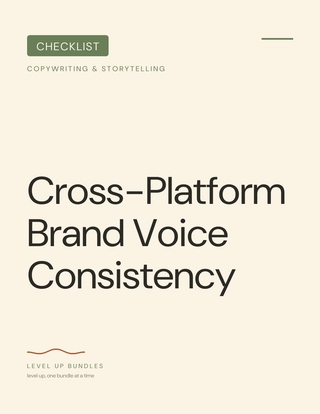 Cross-Platform Brand Voice Consistency