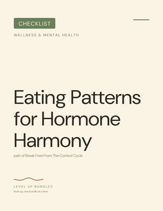 Eating Patterns for Hormone Harmony