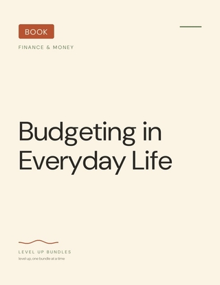 Budgeting in Everyday Life
