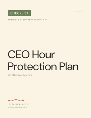 CEO Hour Protection Plan