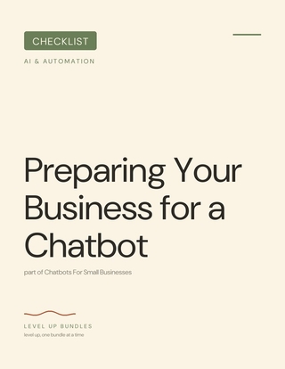 Preparing Your Business for a Chatbot