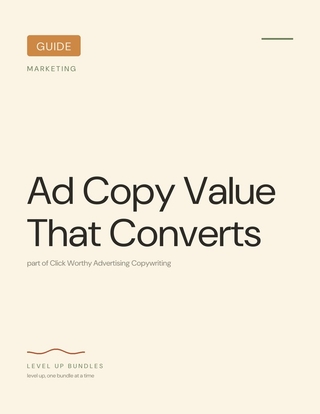 Ad Copy Value That Converts