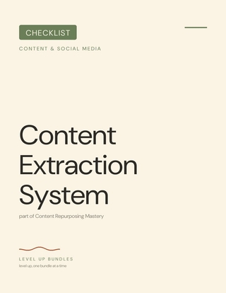 Content Extraction System