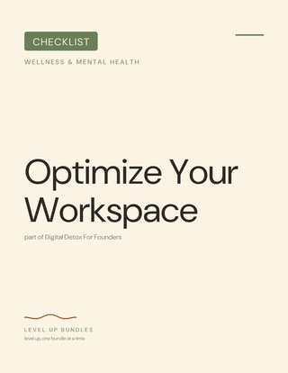 Optimize Your Workspace