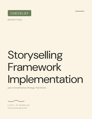 Storyselling Framework Implementation