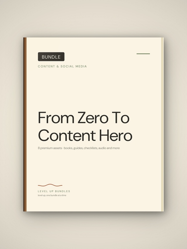 From Zero To Content Hero