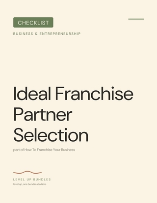 Ideal Franchise Partner Selection