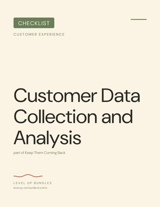 Customer Data Collection and Analysis