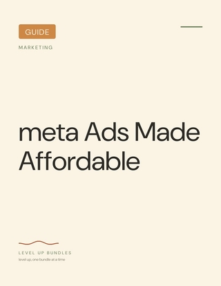 Meta Ads Made Affordable - Guide