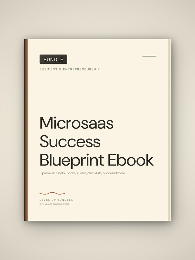 MicroSaaS Success Blueprint Ebook