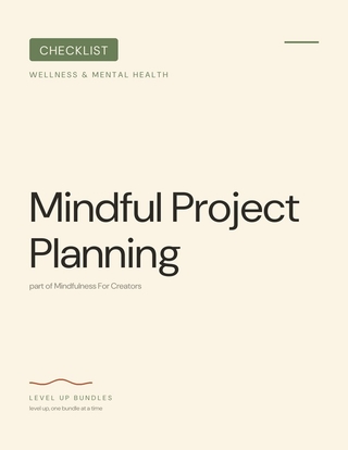 Mindful Project Planning