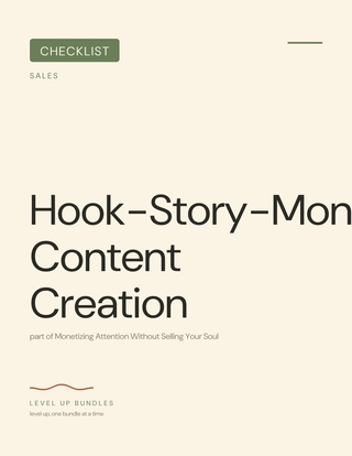 Hook-Story-Monetize Content Creation
