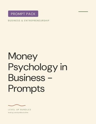 Money Psychology in Business - Prompts