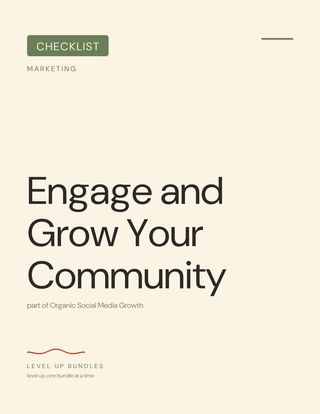 Engage and Grow Your Community