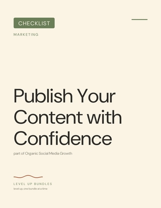 Publish Your Content with Confidence