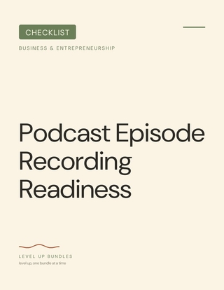 Podcast Episode Recording Readiness