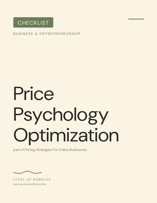 Price Psychology Optimization