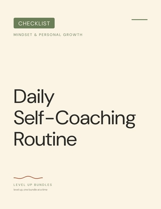 Daily Self-Coaching Routine