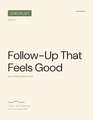 Follow-Up That Feels Good