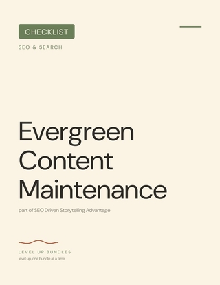 Evergreen Content Maintenance