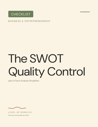 The SWOT Quality Control