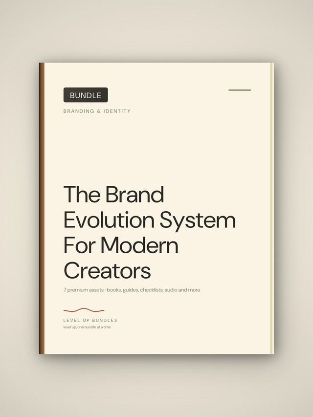 The Brand Evolution System For Modern Creators