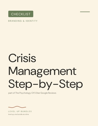 Crisis Management Step-by-Step