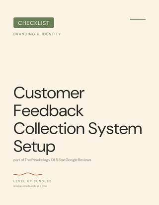 Customer Feedback Collection System Setup