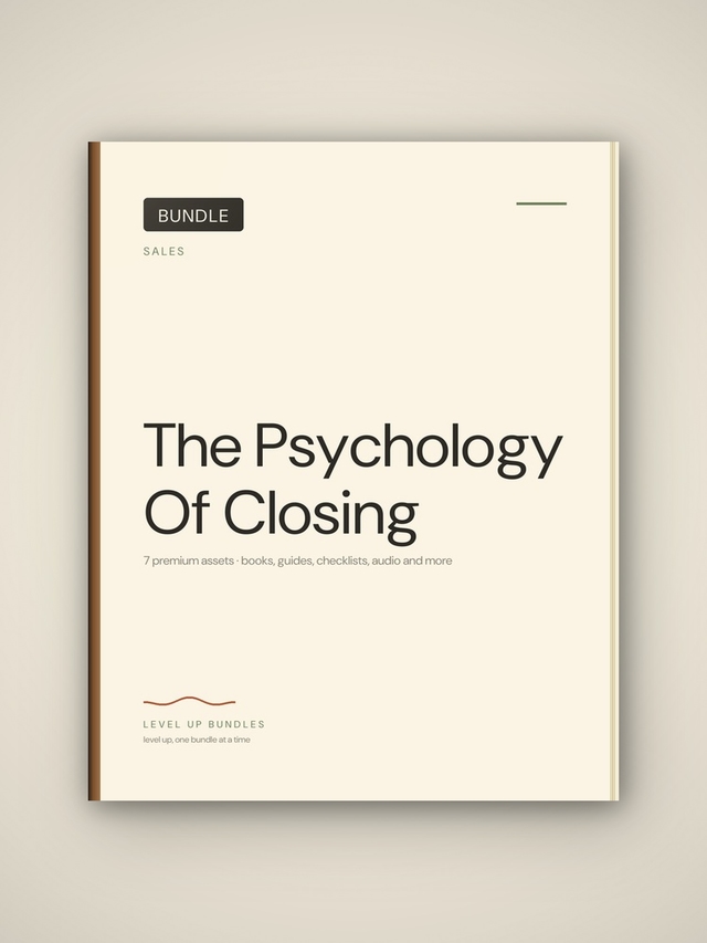 The Psychology Of Closing