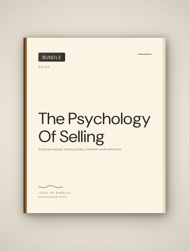 The Psychology Of Selling