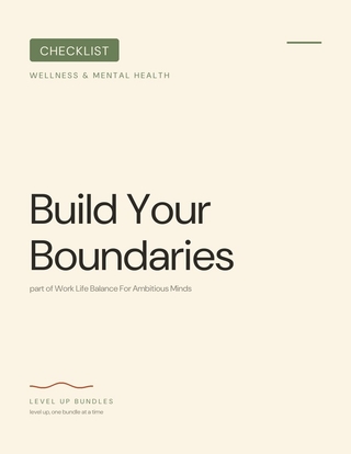 Build Your Boundaries