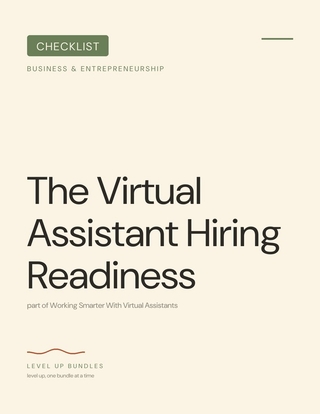 The Virtual Assistant Hiring Readiness