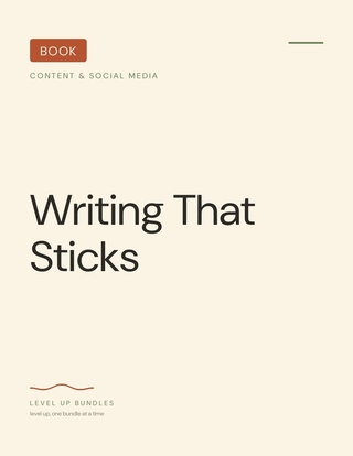 Writing That Sticks - Ebook