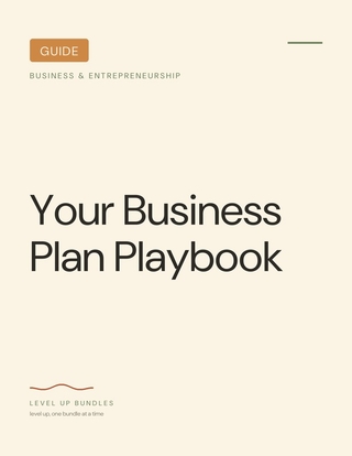 Your Business Plan Playbook - Guide